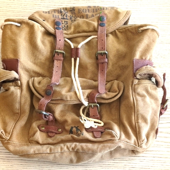 canvas leather backpack australia - Brown - Nordic Bushcraft Rucksack - 23L - 15.6